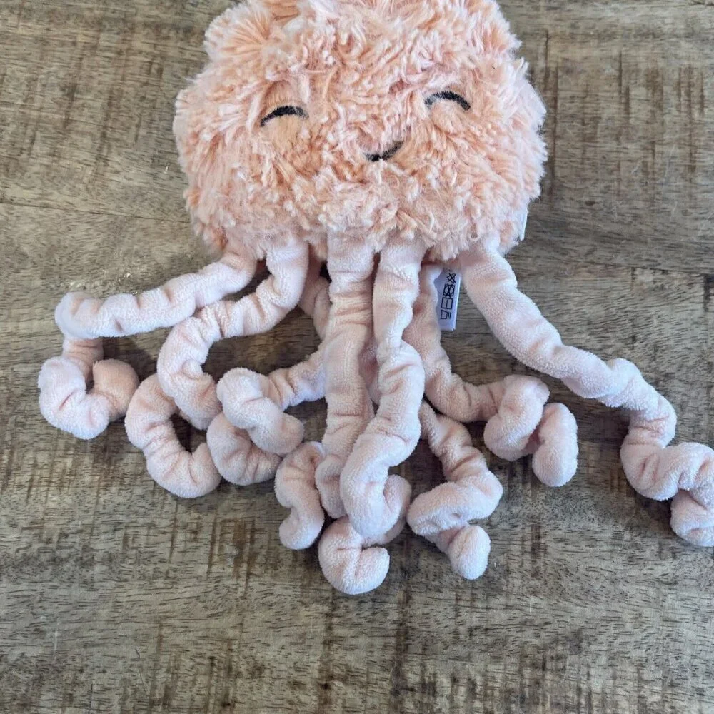 Slumberkins Mini Jellyfish Super Soft Stuffed Animal Plush Orange Octopus